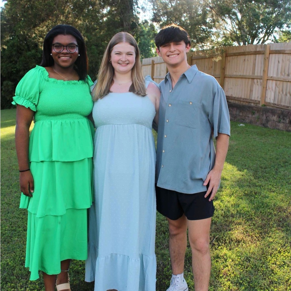 Green Tiered Dress